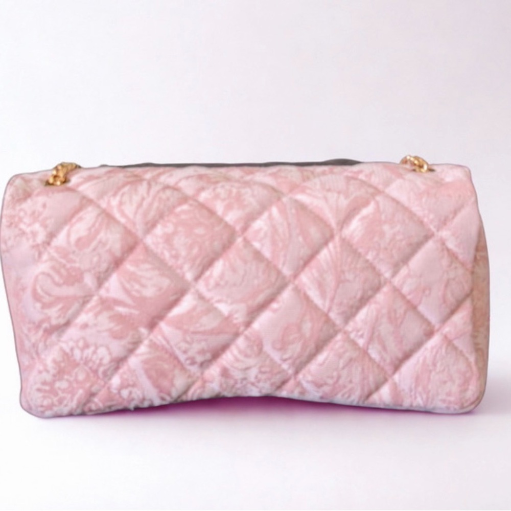 Versace Blush Pink Baroque Shoulder Bag NWT - Picture 2 of 10